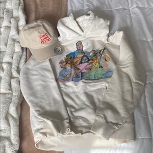 Cream Cartoon Adventure Sweatshirt